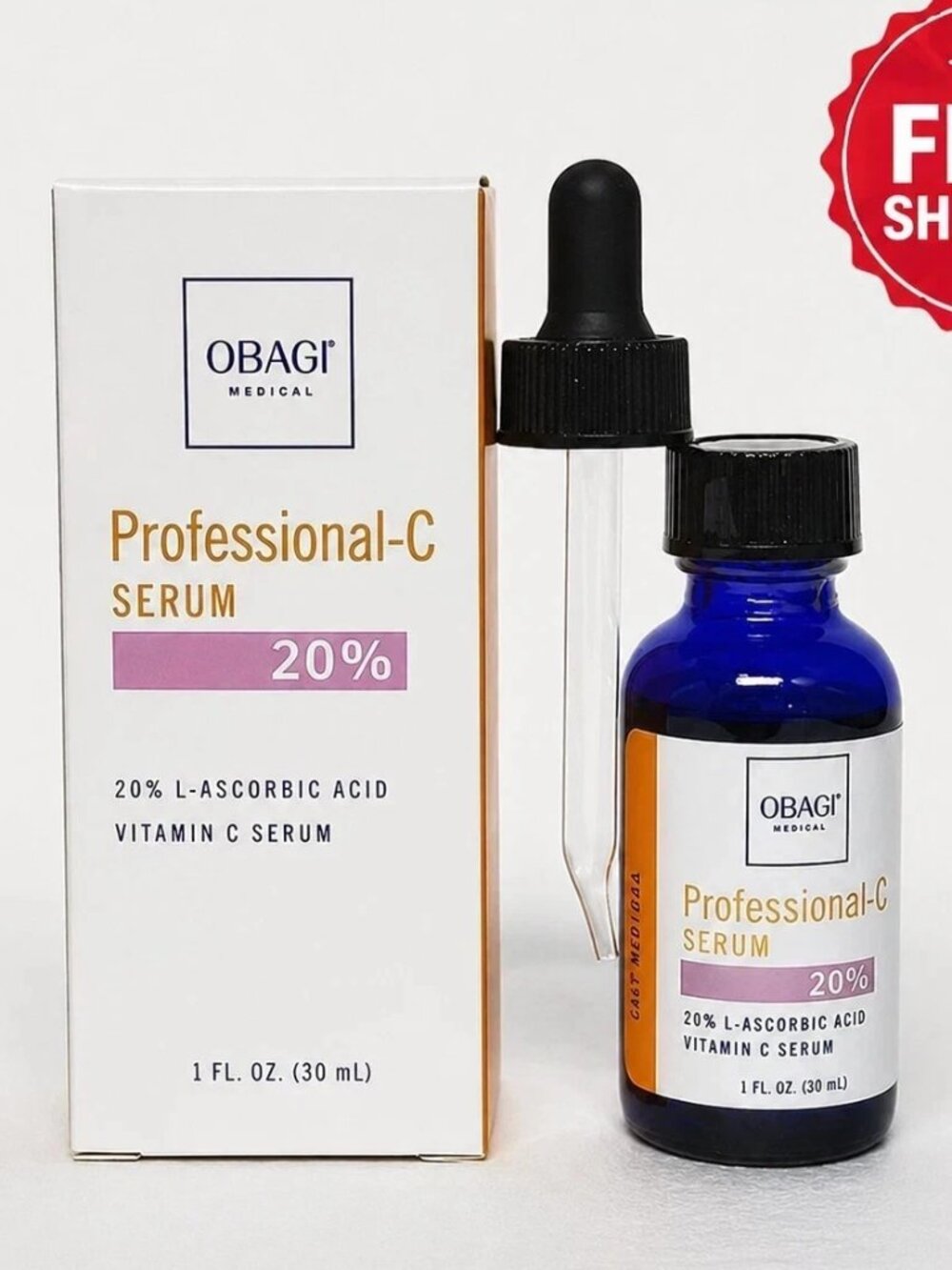 Obagi Professional-C 20% Vitamin C Serum - 1oz - New In Box - Sealed